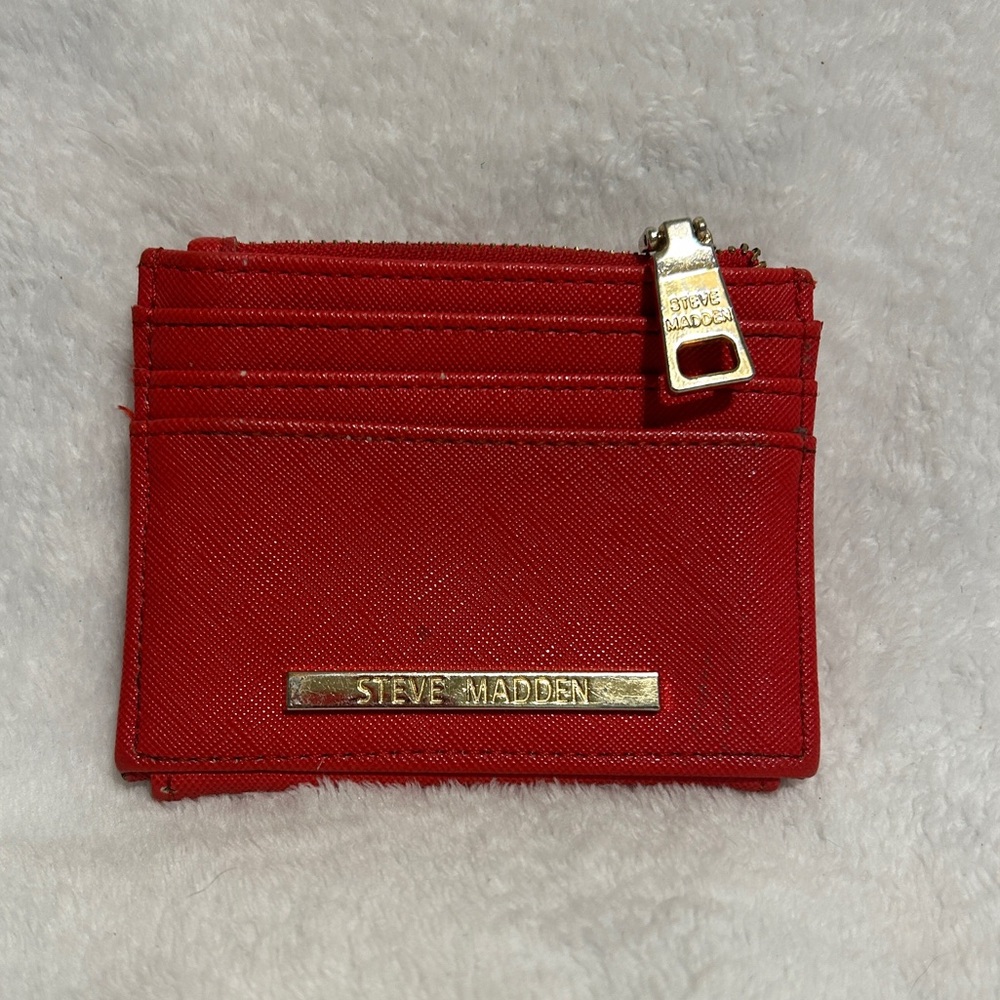 Red Steve Madden Wallet